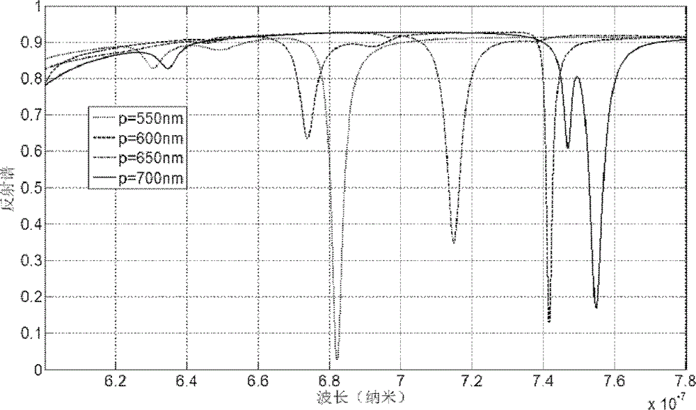 Periodic nanostructure-based biosensor and preparation method thereof