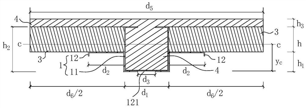 Rigidity judgment method of light assembly type composite floor slab and computer readable storage medium