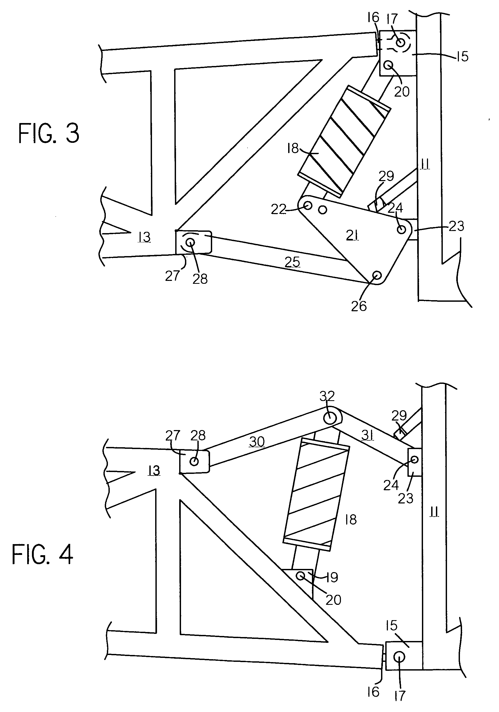 Tunable suspension system for enhanced acceleration characteristics of wheeled vehicles