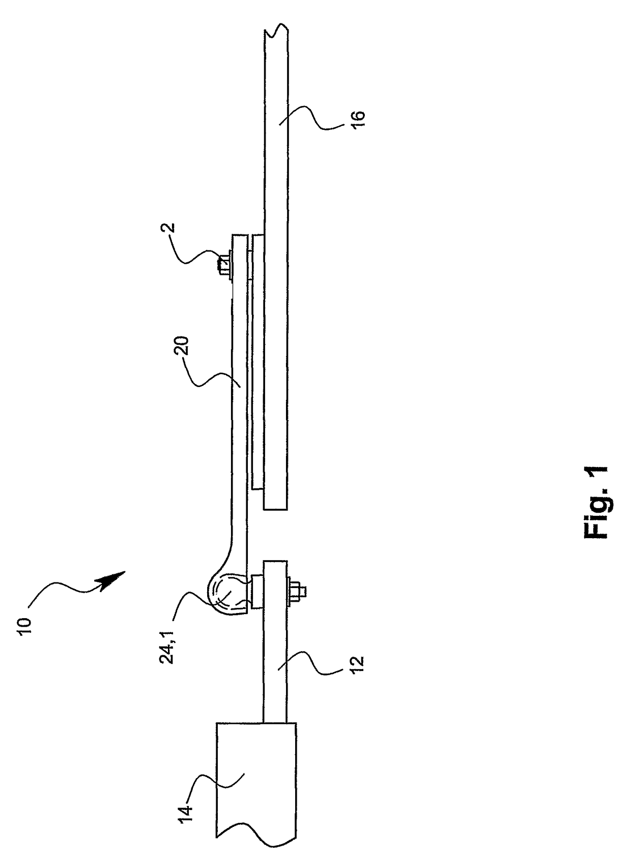 Trailer reversal self-correcting assembly