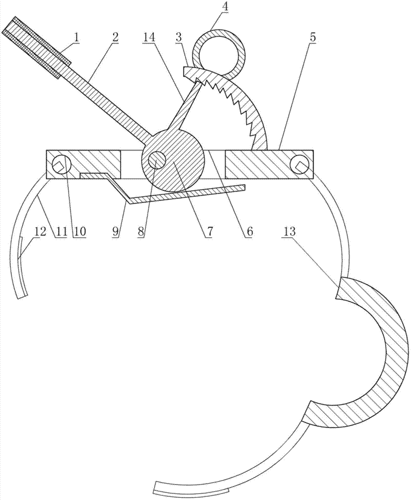 Ulnar artery compression-free hemostat