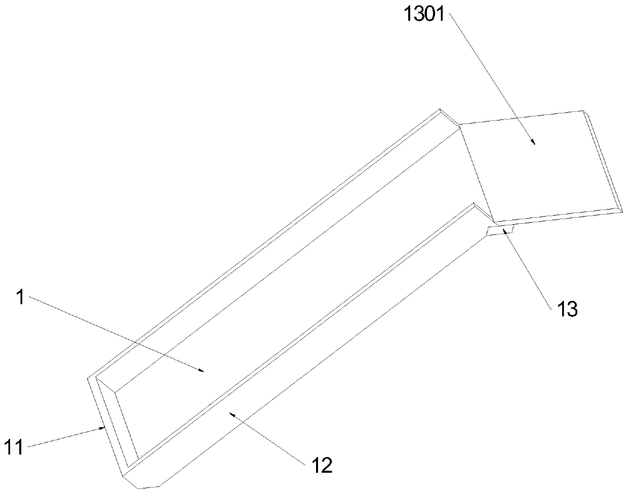 A small automatic double-wing grain conveyor