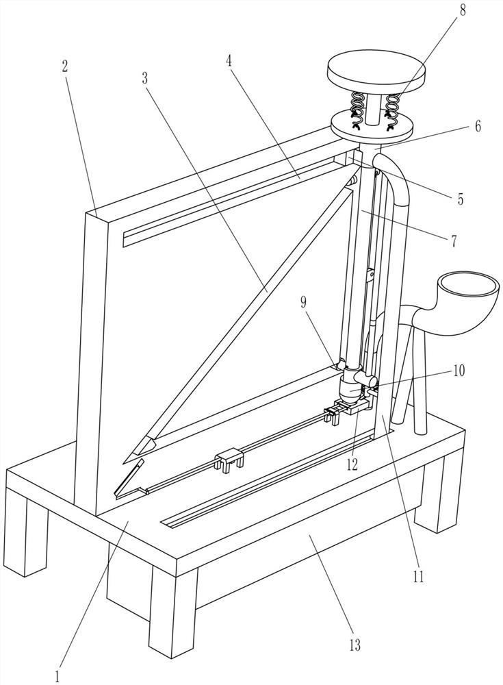 A tablet hardness tester