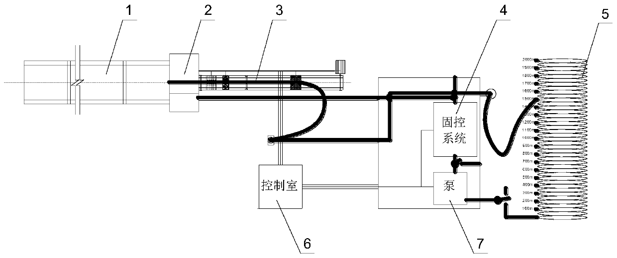 Actual drilling simulation and drilling parameter testing device and method for nearly horizontal directional drilling