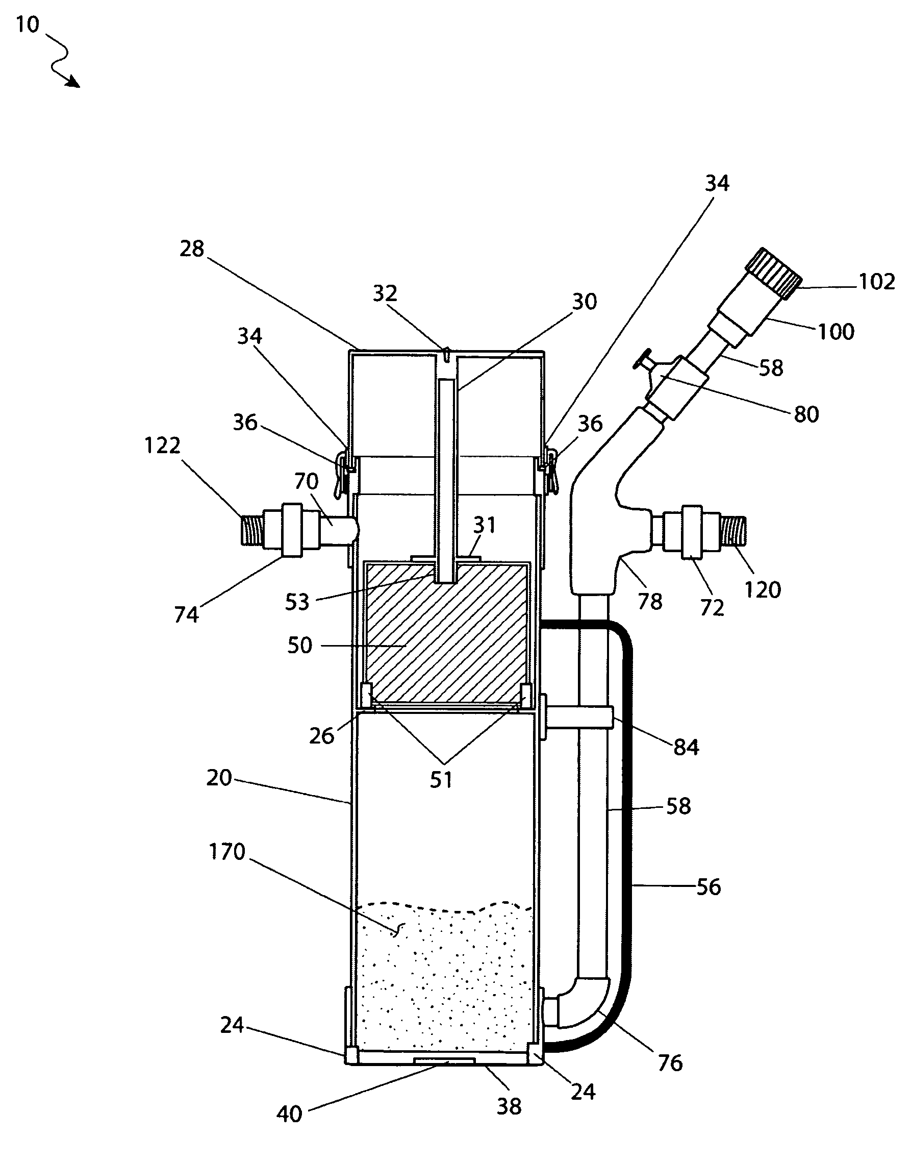 In-line fertilizing and lawn care dispensing system