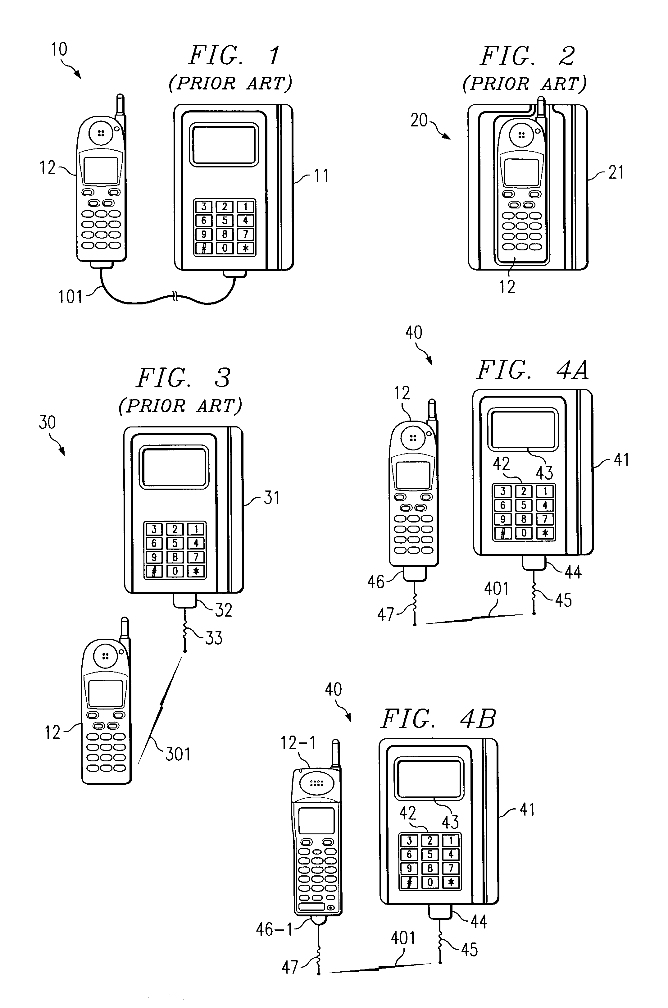 Short range wireless device interface with parasitic power supply