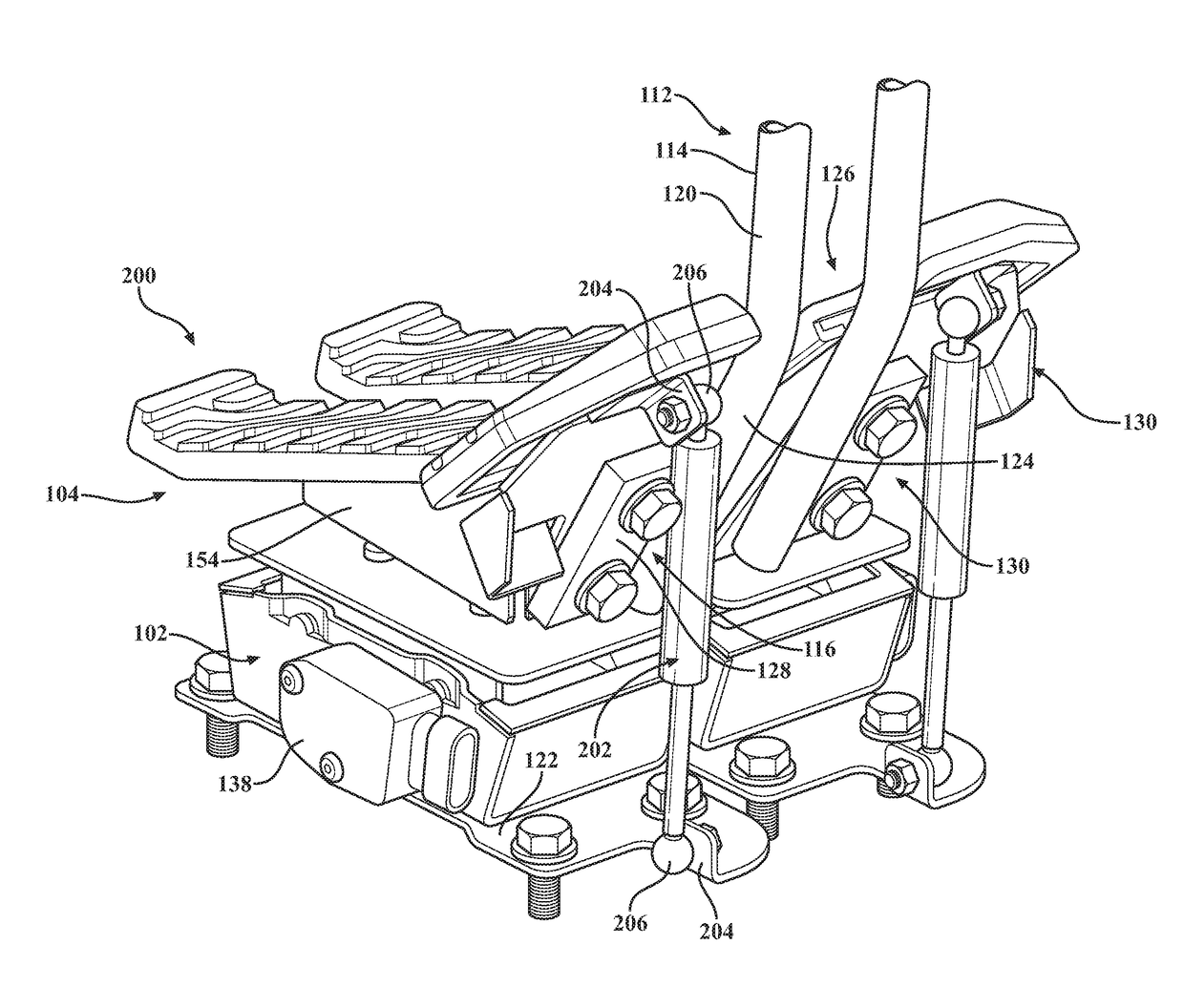 Bidirectional Pedal Assembly