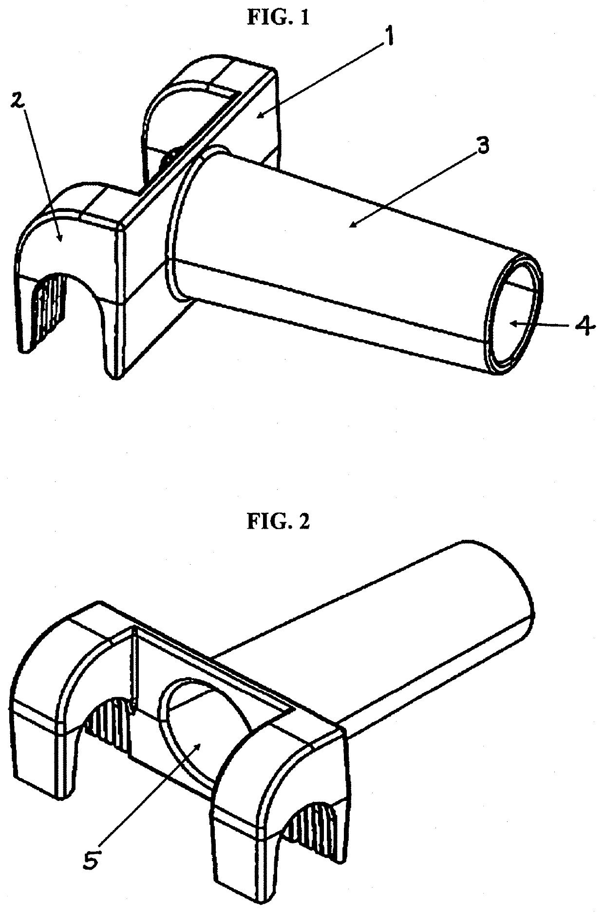 Mooring cleat fishing rod holder