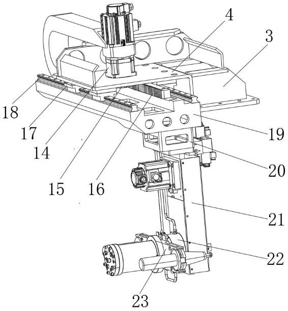 Three-dimensional track conveying type tool magazine