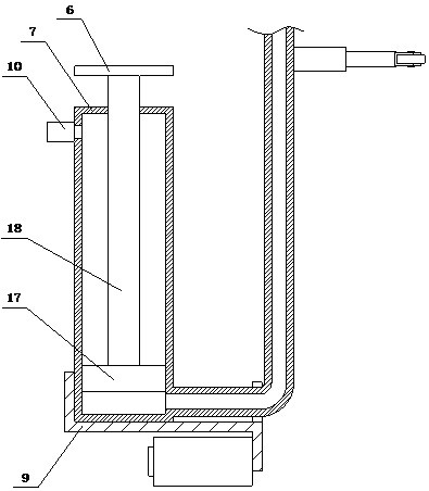 Coal mine tunnel rock wall deformation monitoring device