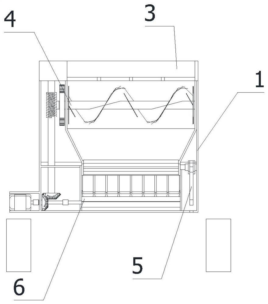 Spreading device capable of efficiently spreading fertilizer and used for agricultural equipment