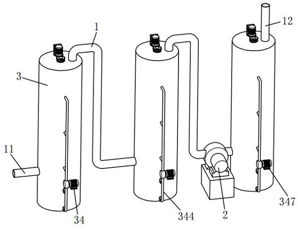 An anti-corrosion acid mist treatment tower