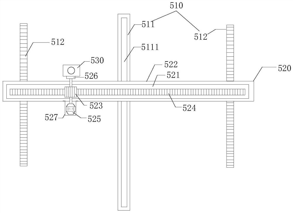 A visual automatic support walking trolley and construction method used in the construction of shield overlapping tunnels