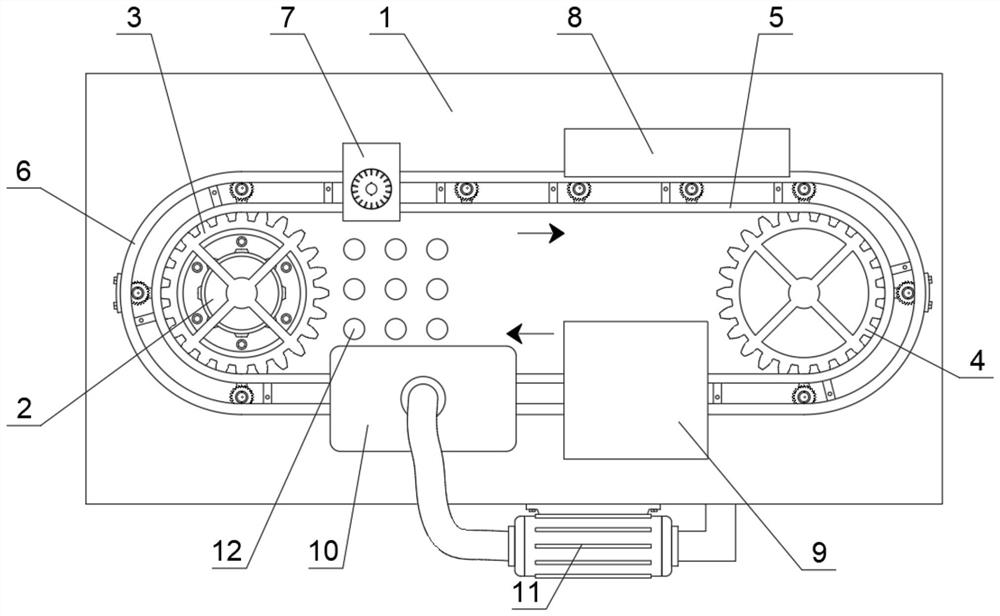 Motor punching sheet deburring device based on intelligent equipment automation