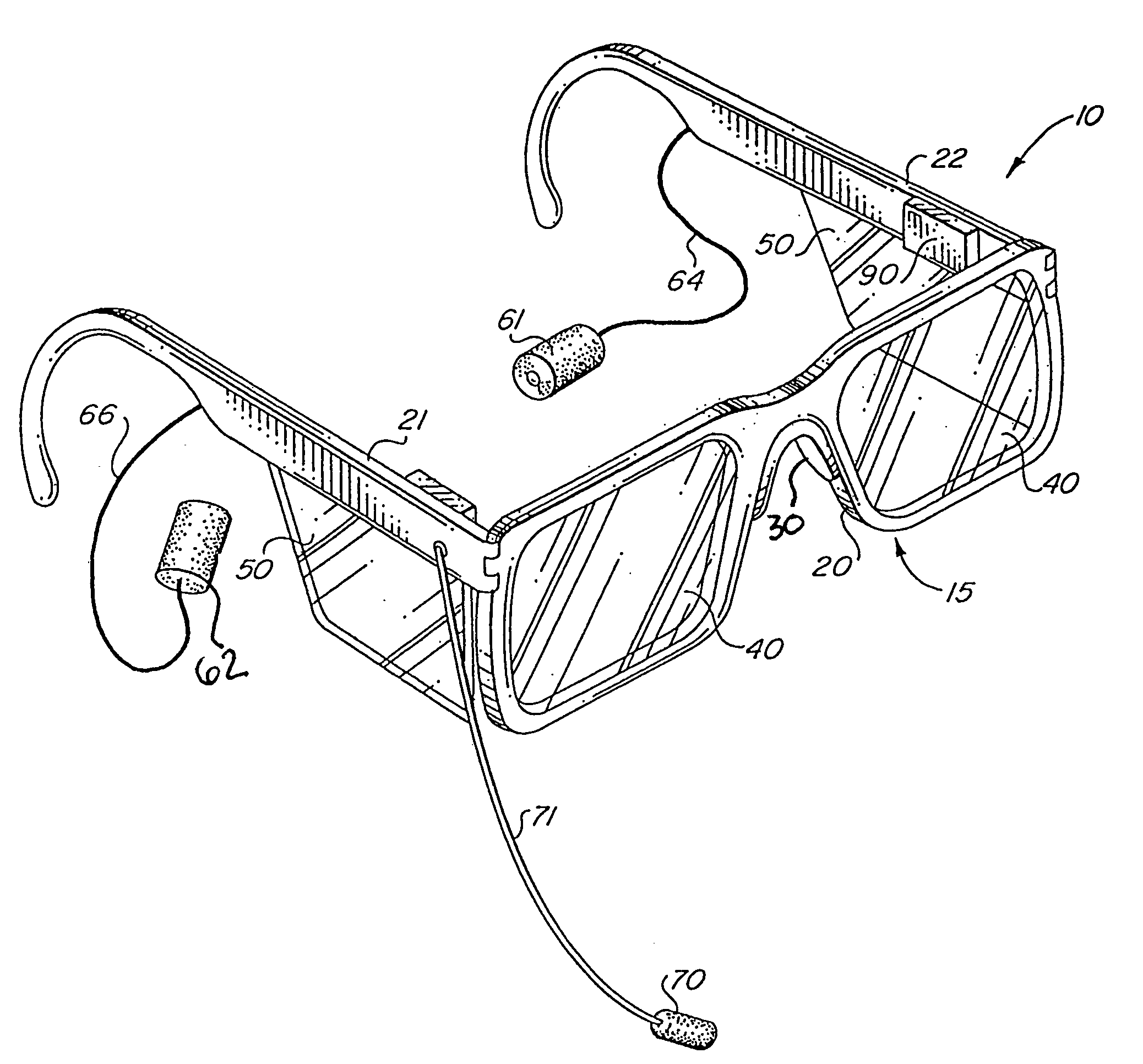 Hearing protection and communication assembly