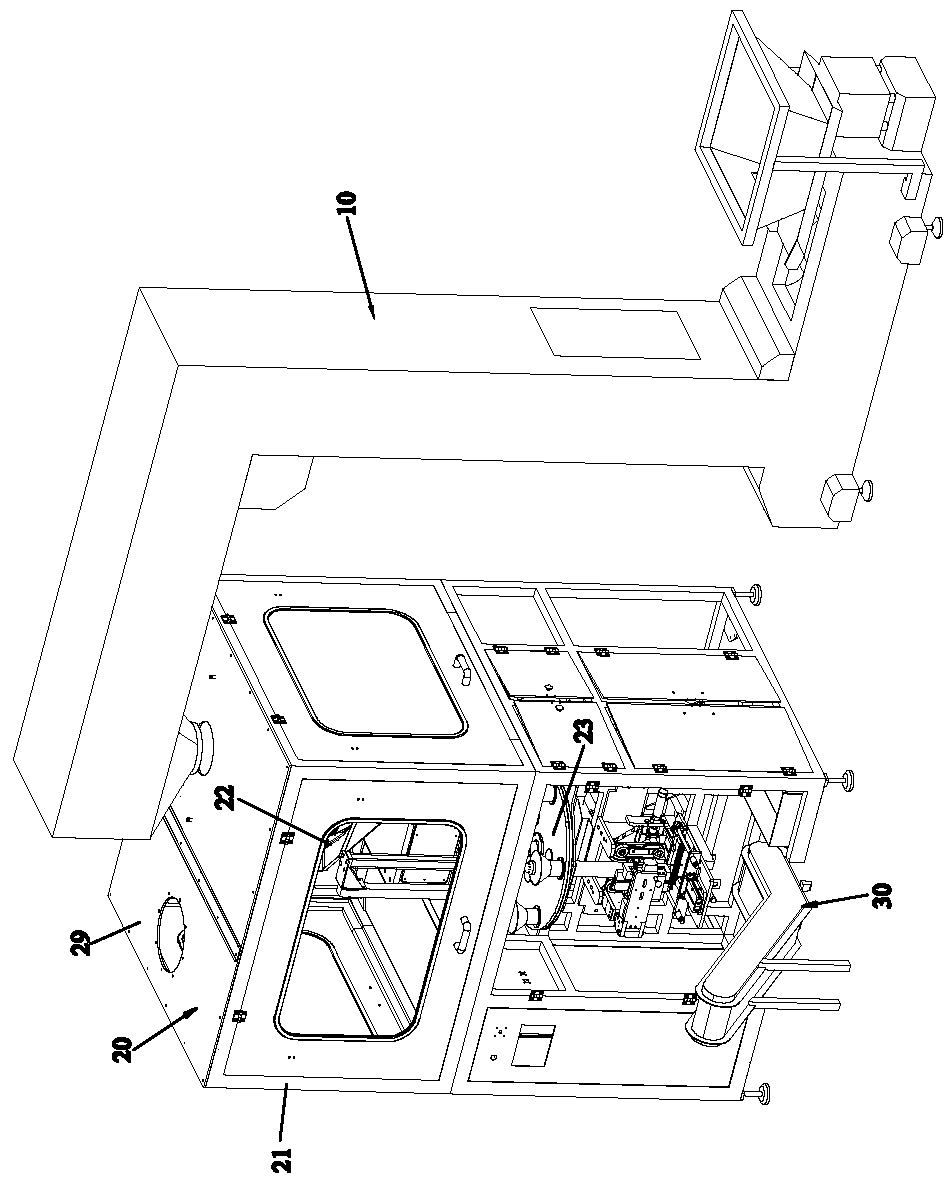 Multi-station rotating-type forage compressing and packaging machine