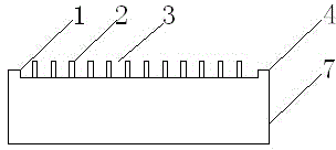 Tool for processing tubular positive plate grating