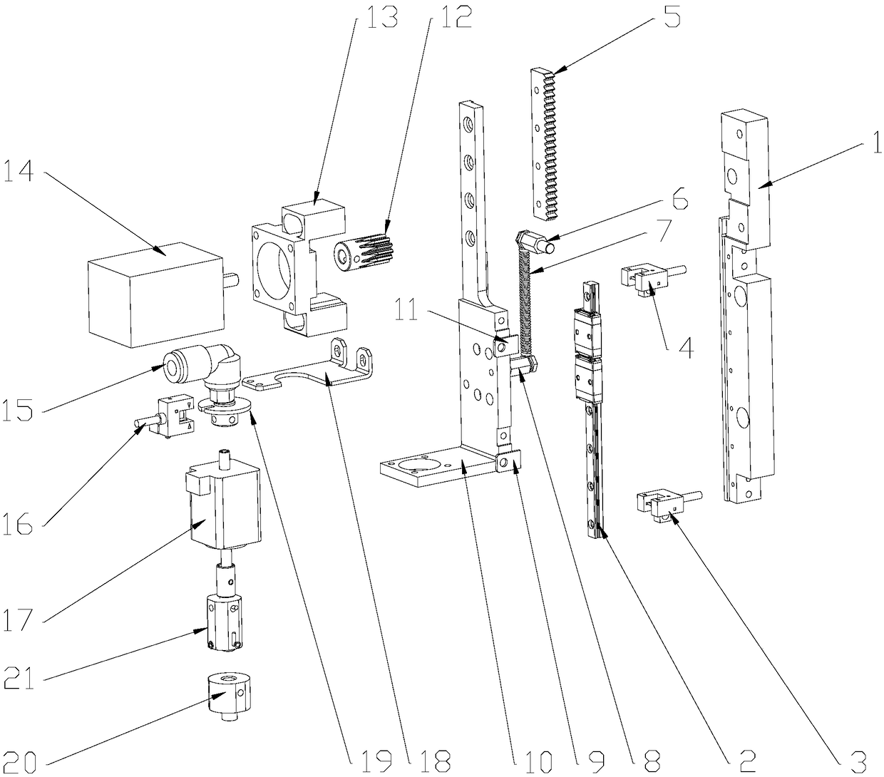 Novel material suction nozzle device