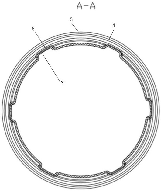 Hub with tire burst emergency device