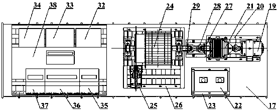 A mine vertical rescue lifting system