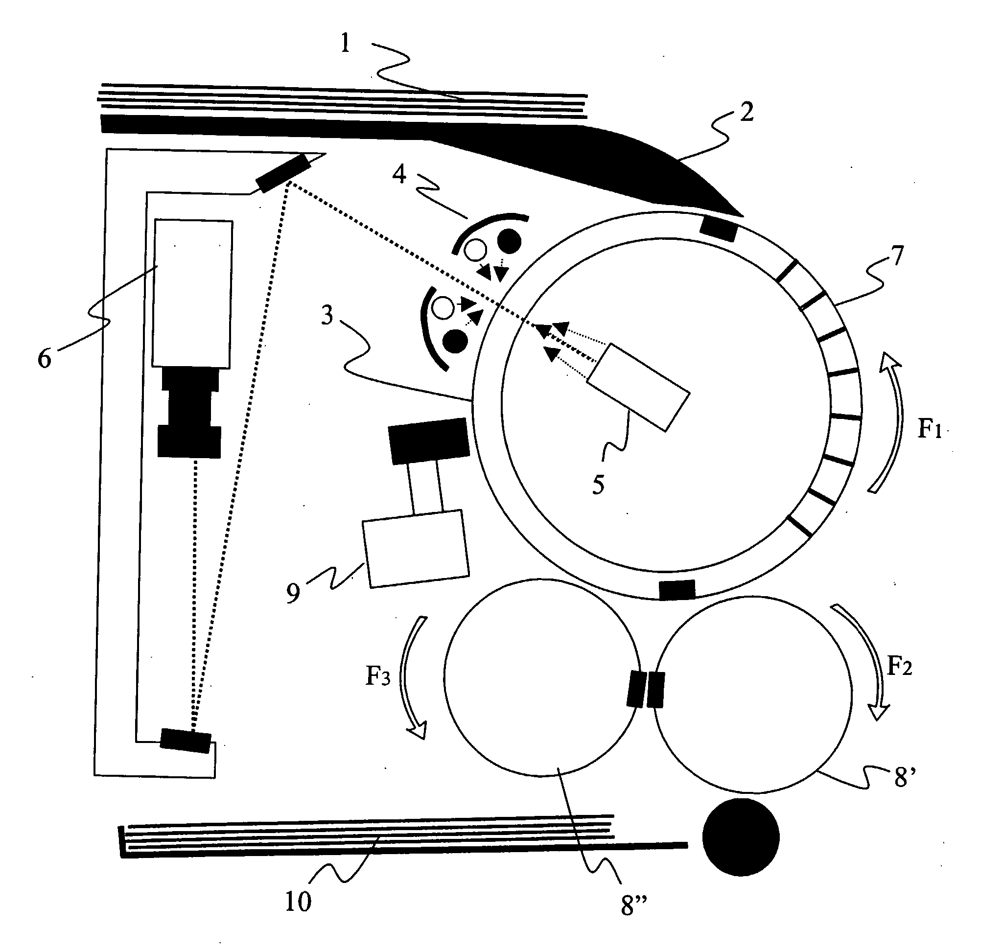 Security Sheet Checking Apparatus and Corresponding Control Method of a Printing Machine