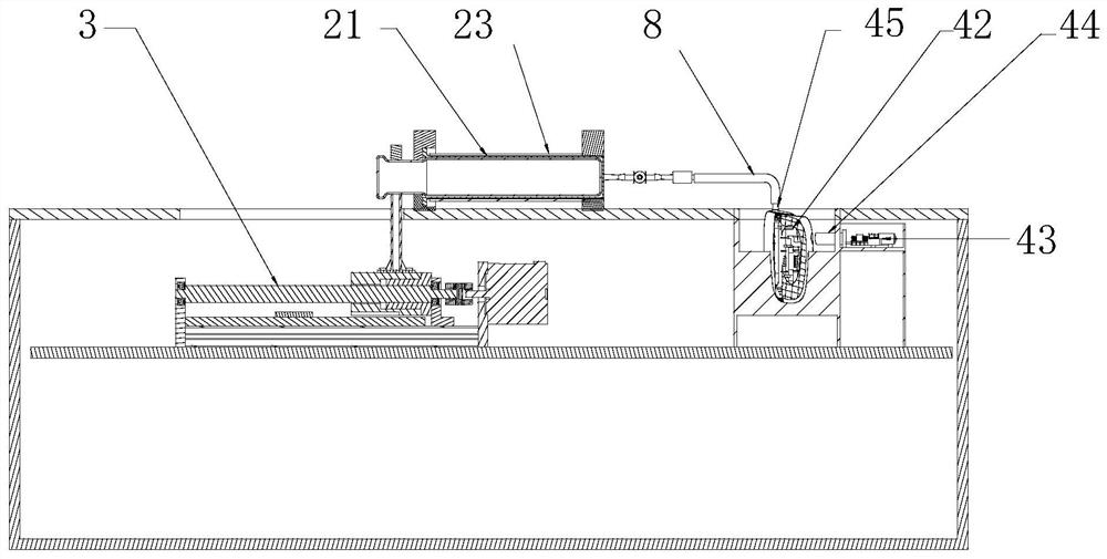 A cigarette smoke collection device, smoking machine and collection method