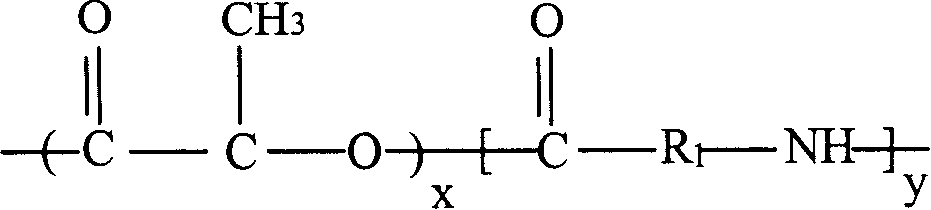 Method for preparing L-lactic acid and amino acid copolymer by melt-solid phase condensation polymerization