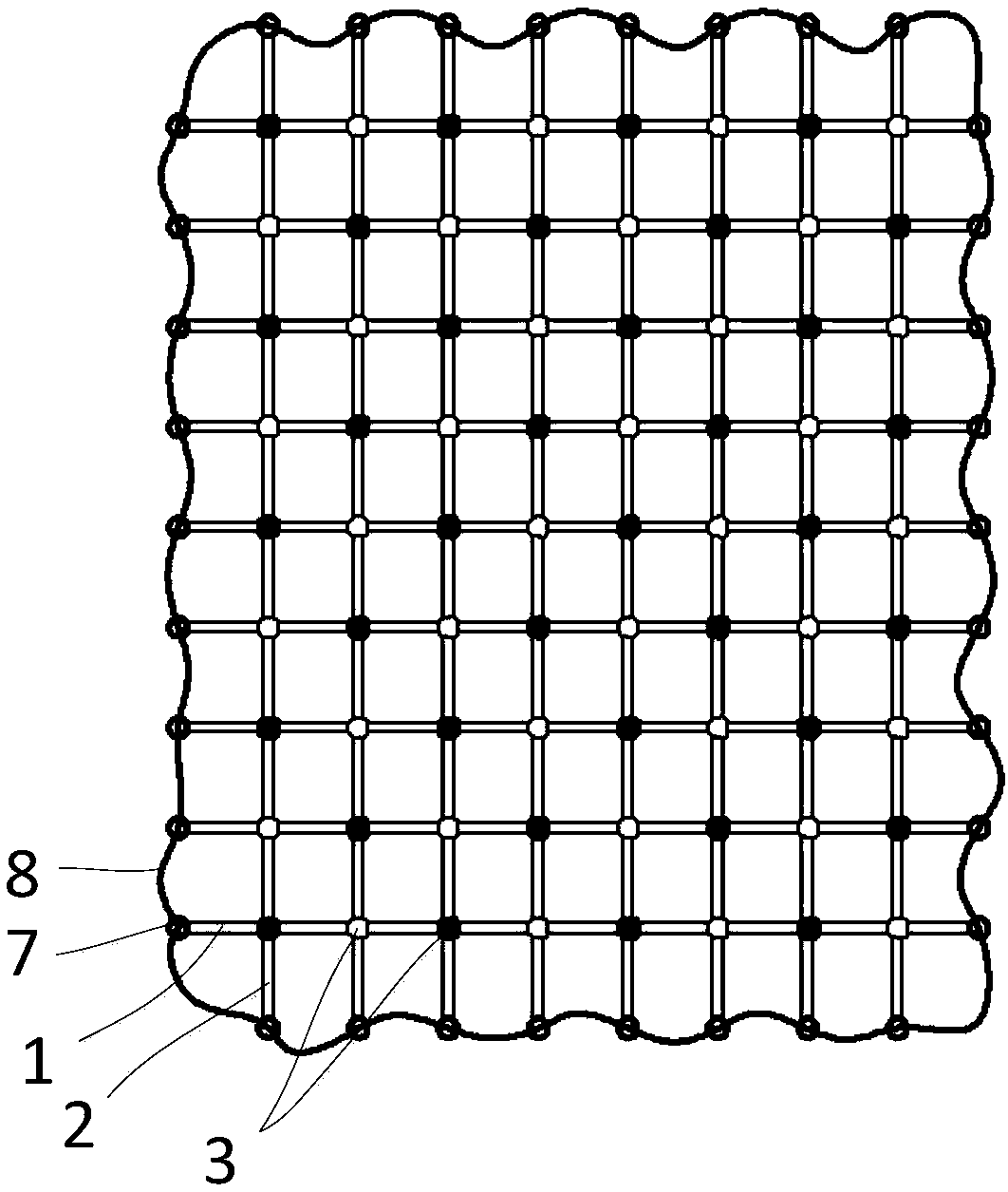 Airport luggage barrow net cover