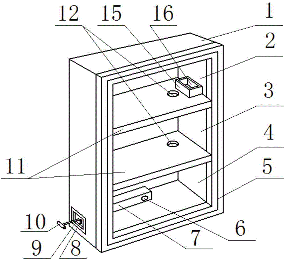 Negative-pressure dry ice shoe storage cabinet