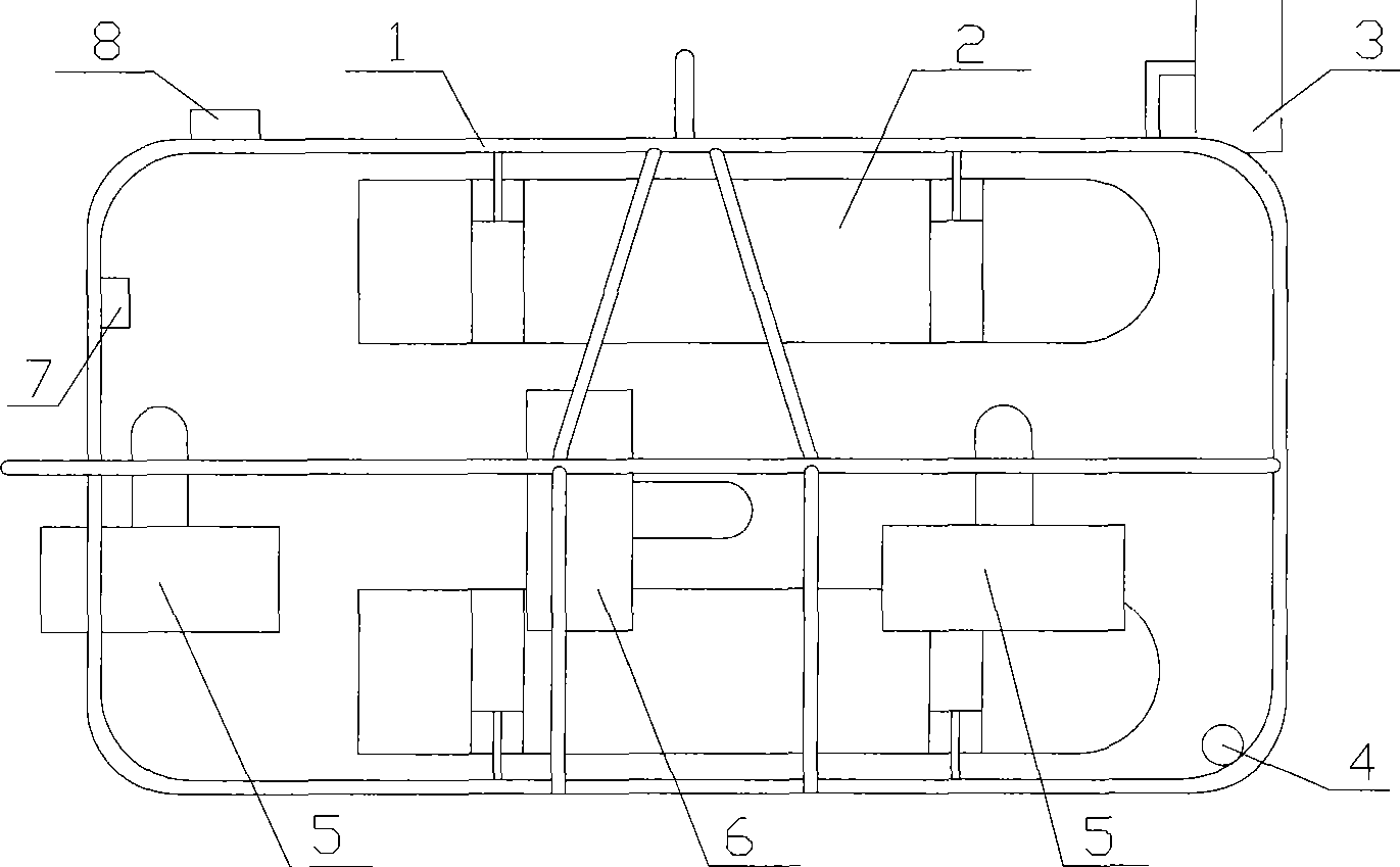 Autonomous type underwater robot by simultaneous positioning and map constructing method