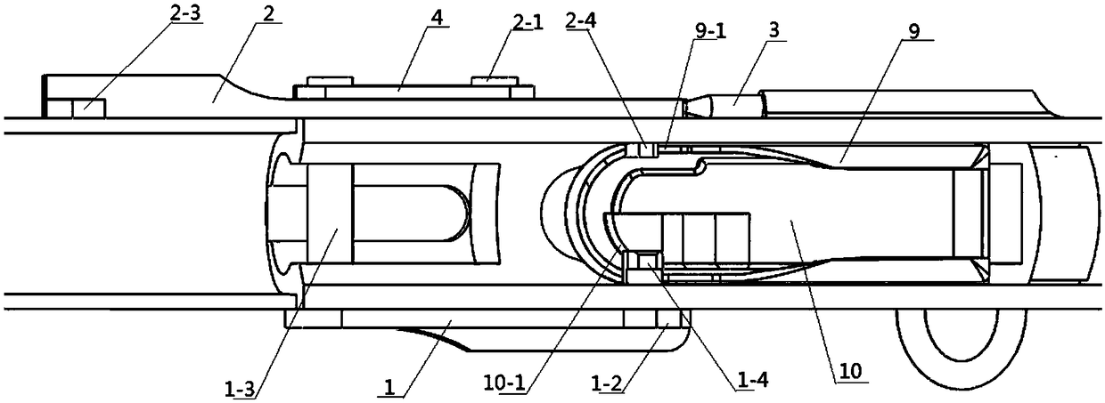 A hang-up mechanism for empty magazines released by magazine clips