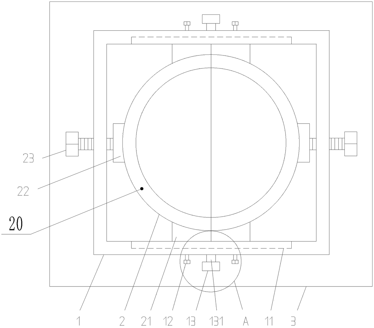 Extruding and pelletizing device of zinc sulfide