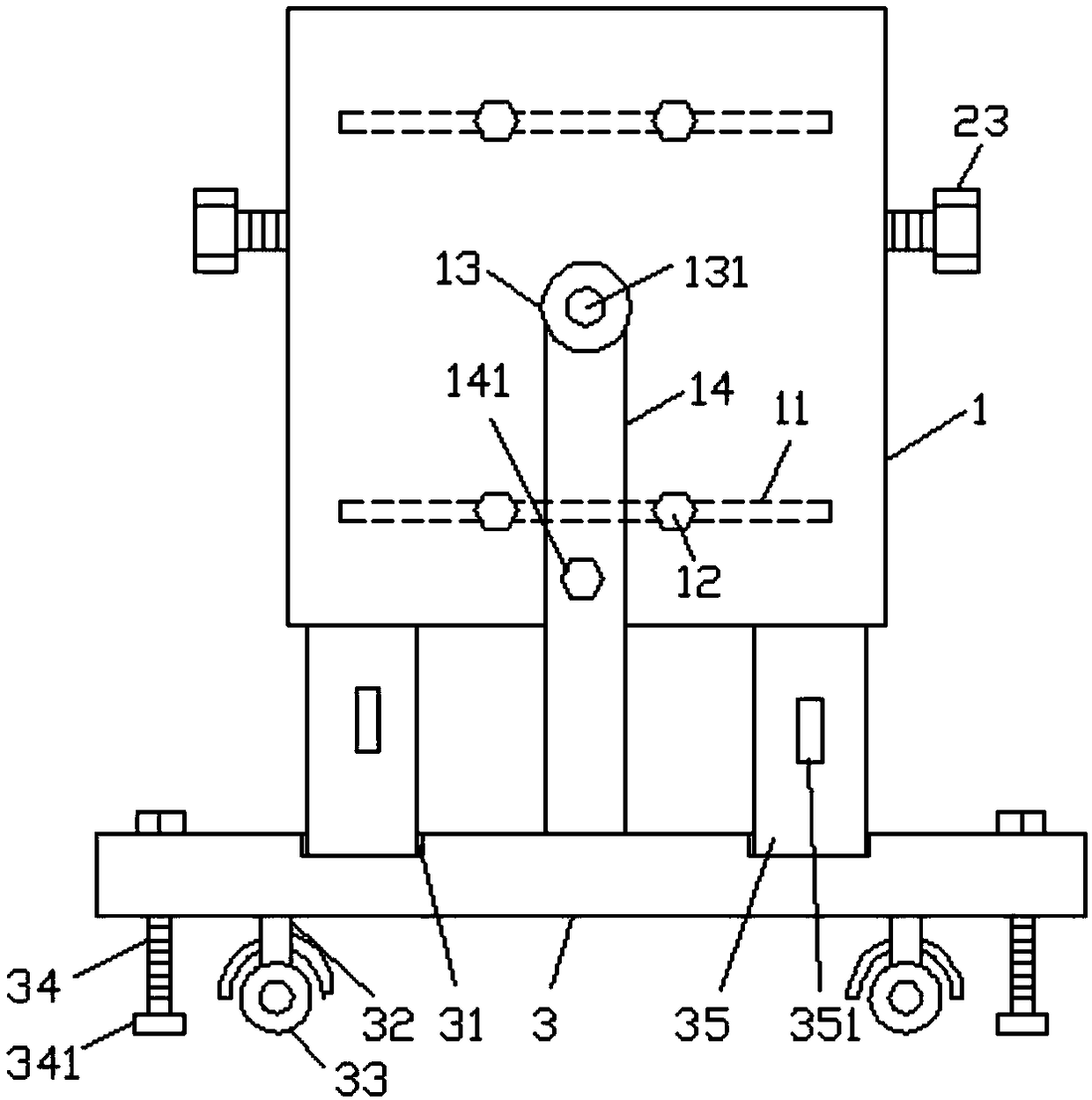 Extruding and pelletizing device of zinc sulfide