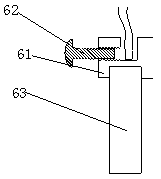 Locomotive capacitor for protecting casing and column head