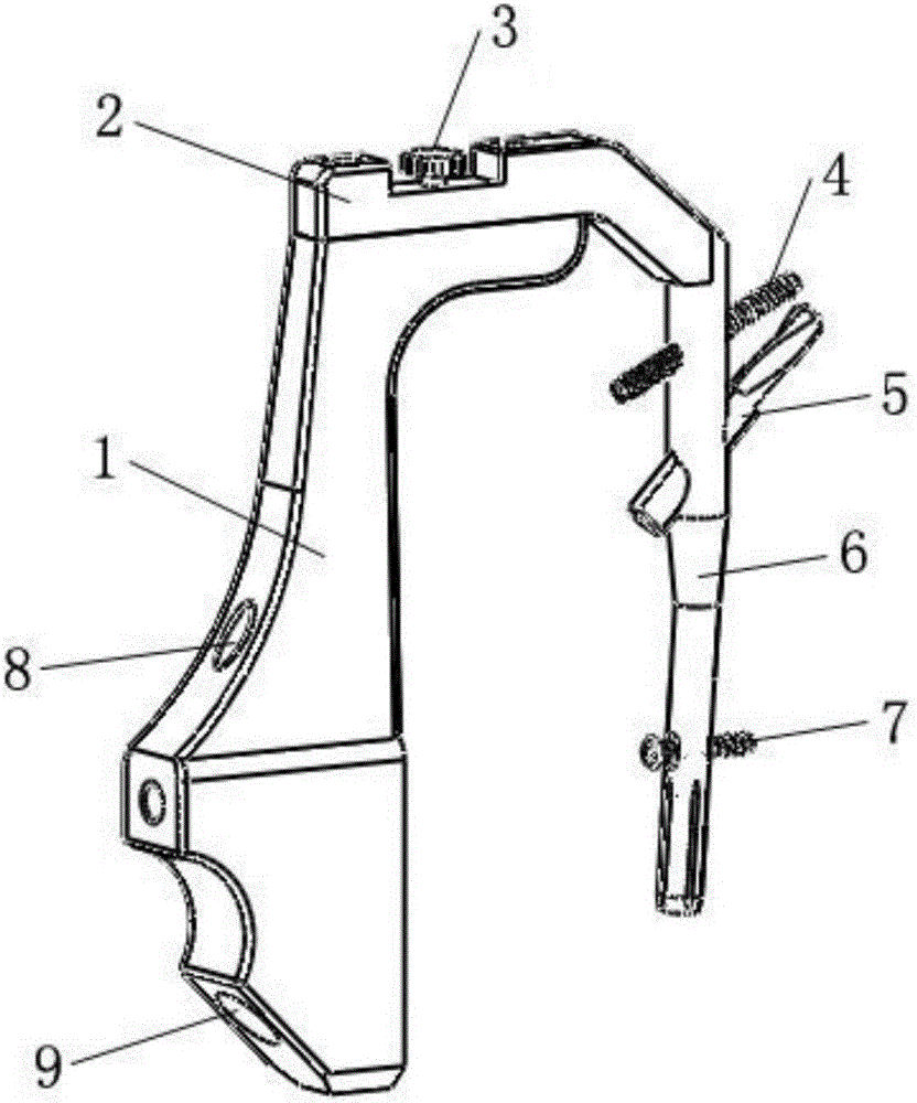 High-mechanical-stability nail external-guidance and internal-fixation configuration device