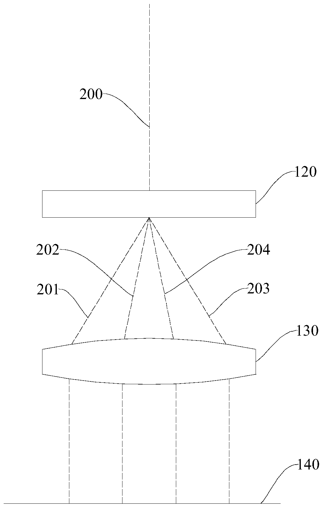 Method and device for realizing parallel rit of large-format multi-path laser