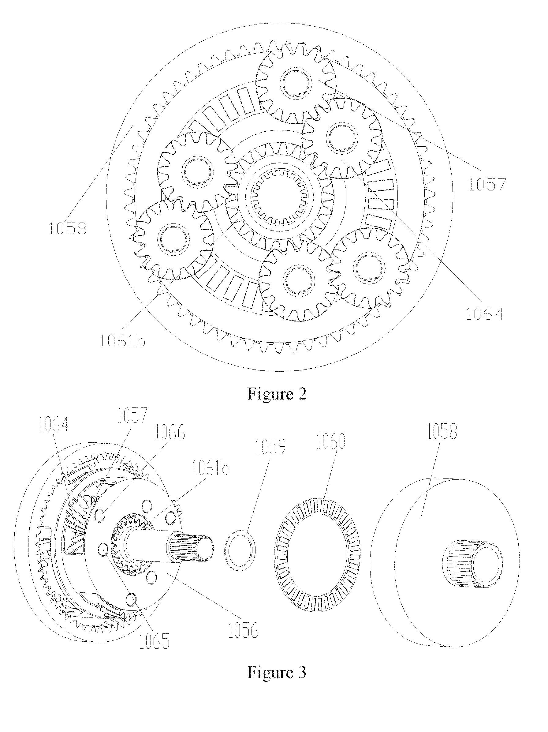 Drive axle of electric distribution torque