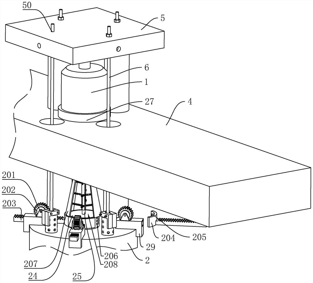 Reaction device for pile foundation pullout static load test