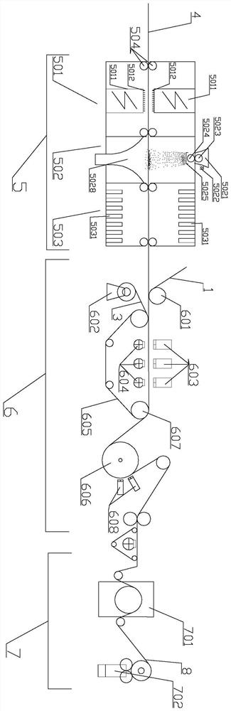 Non-woven material capable of releasing negative ions and preparation method thereof