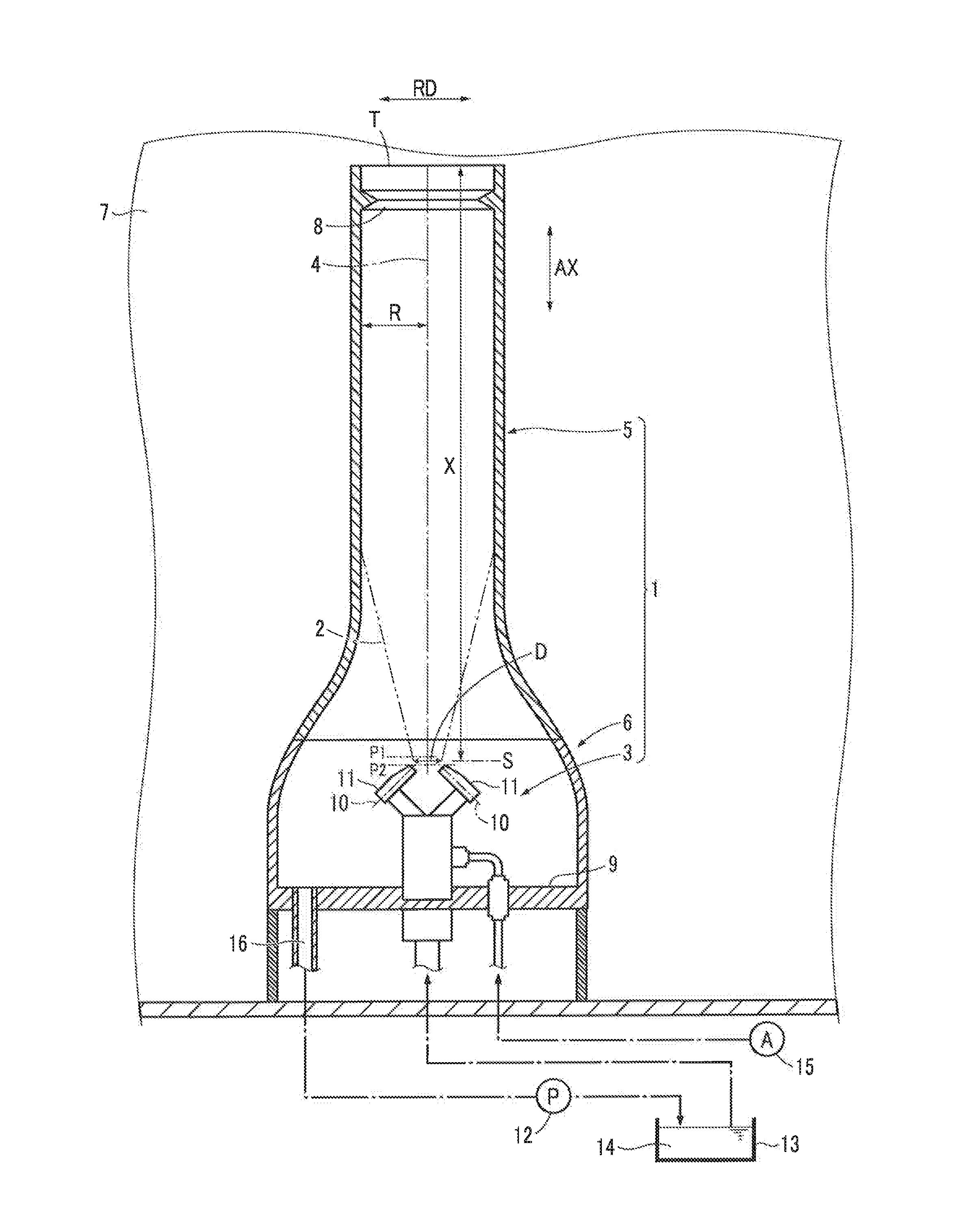 Seeding device and seeding method