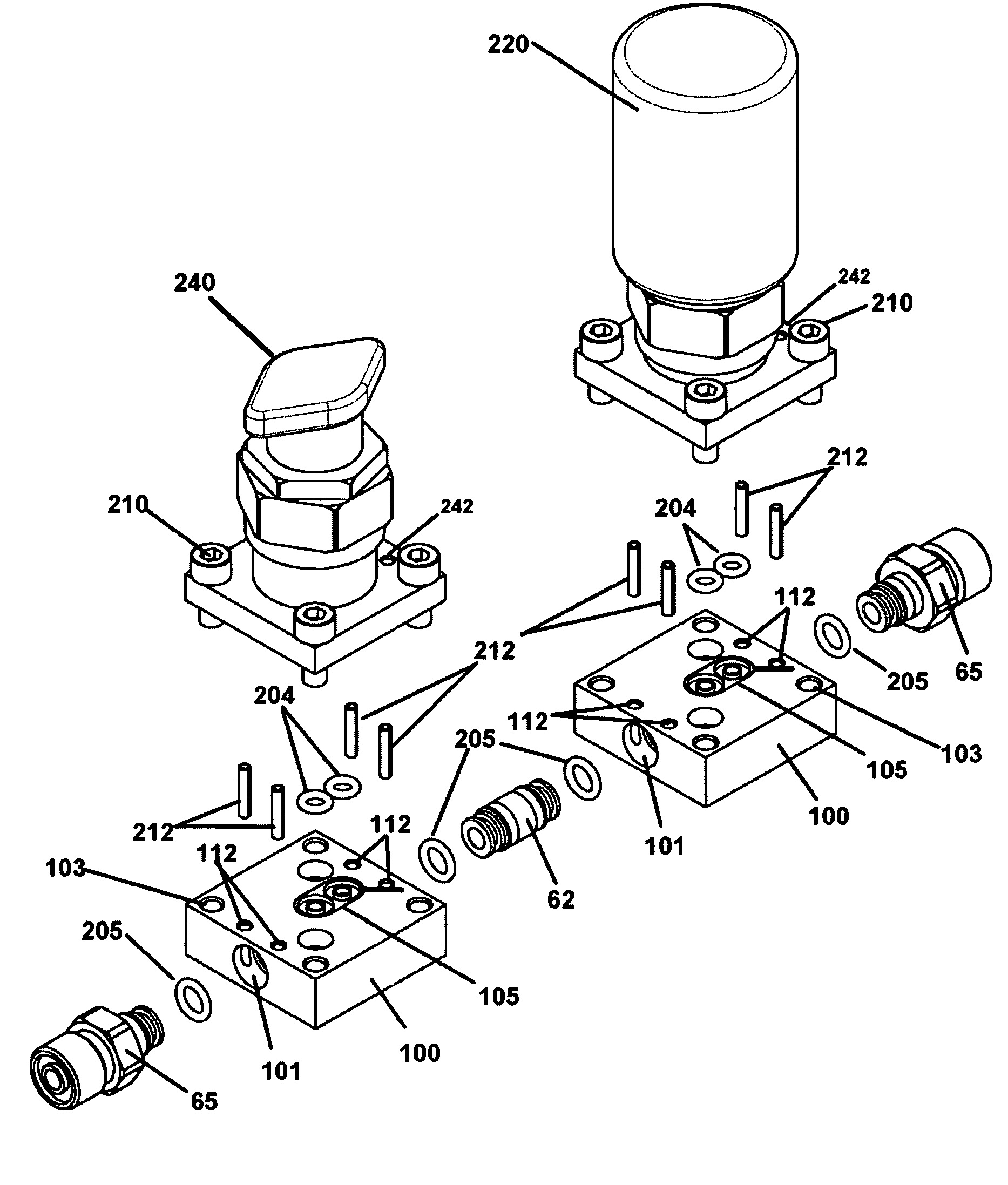 Modular fluid distribution system