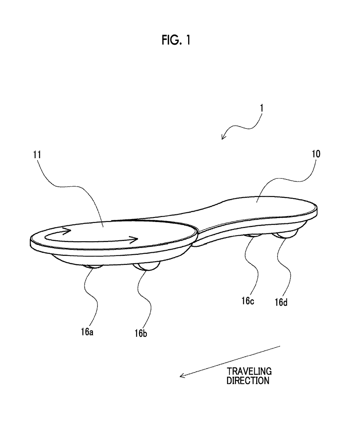 Standing-ride type moving device