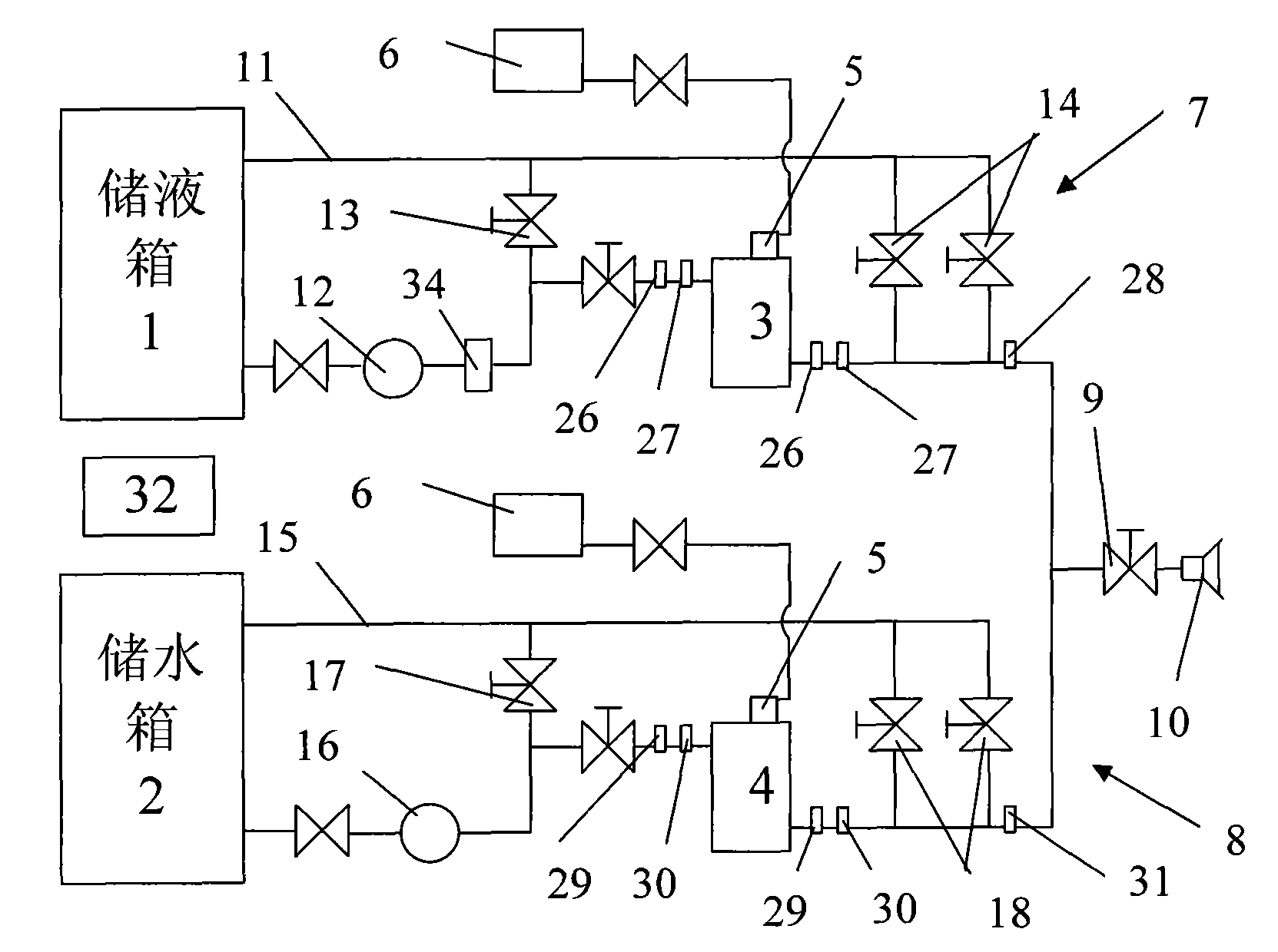 Rapid heating and automatic liquid supply mixing apparatus for deice liquid for airplane