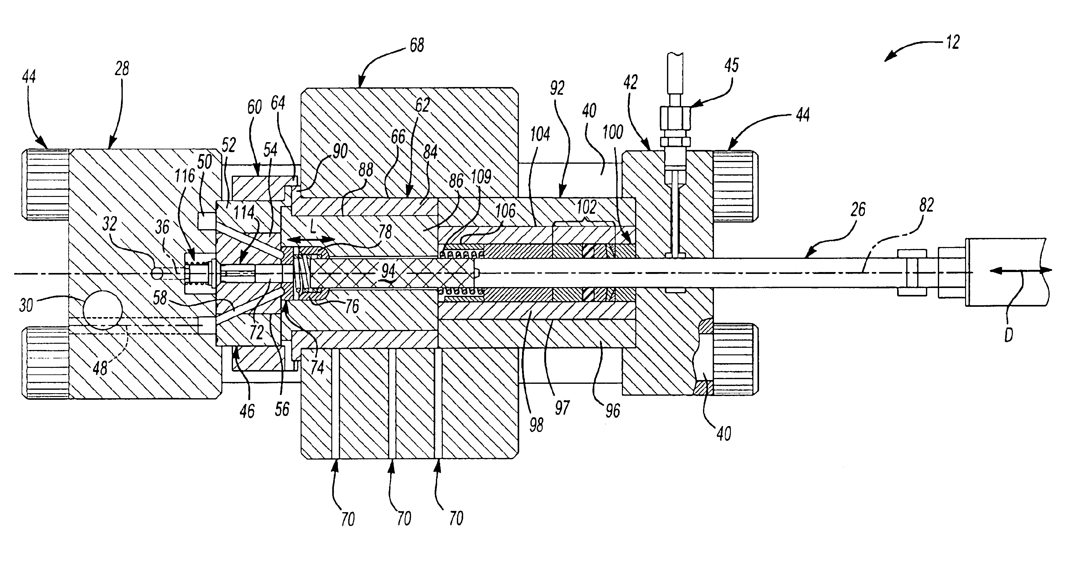 High pressure fluid cylinder system