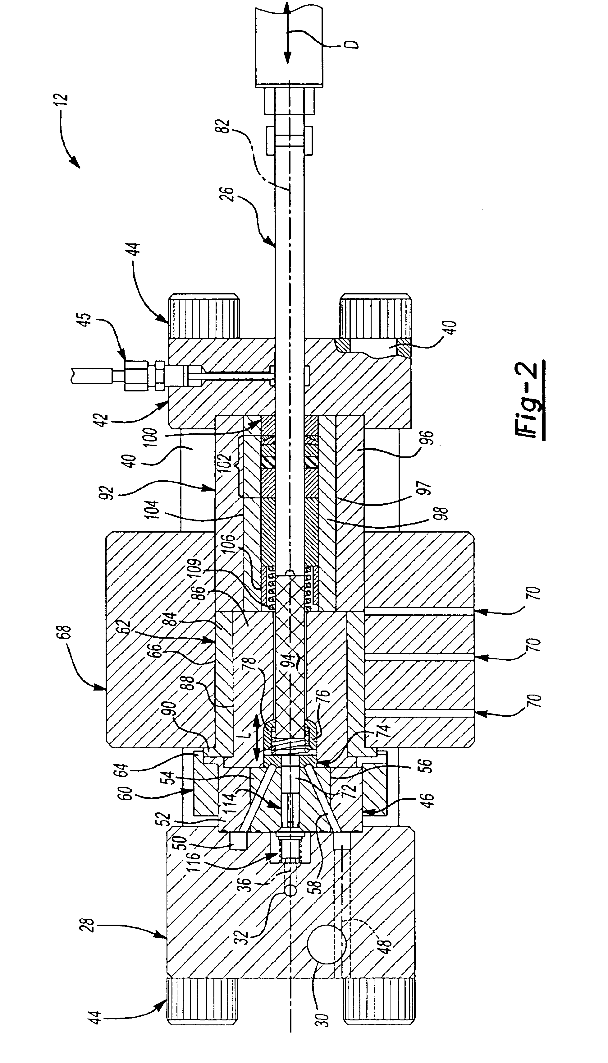 High pressure fluid cylinder system