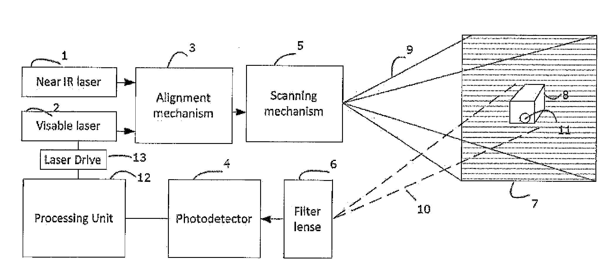 System and Method for Laser Imaging and Ablation of Cancer Cells Using Fluorescence