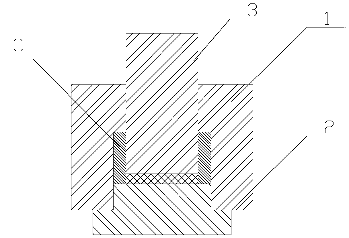 A hot pressing and sintering manufacturing process of polycrystalline diamond wire drawing die