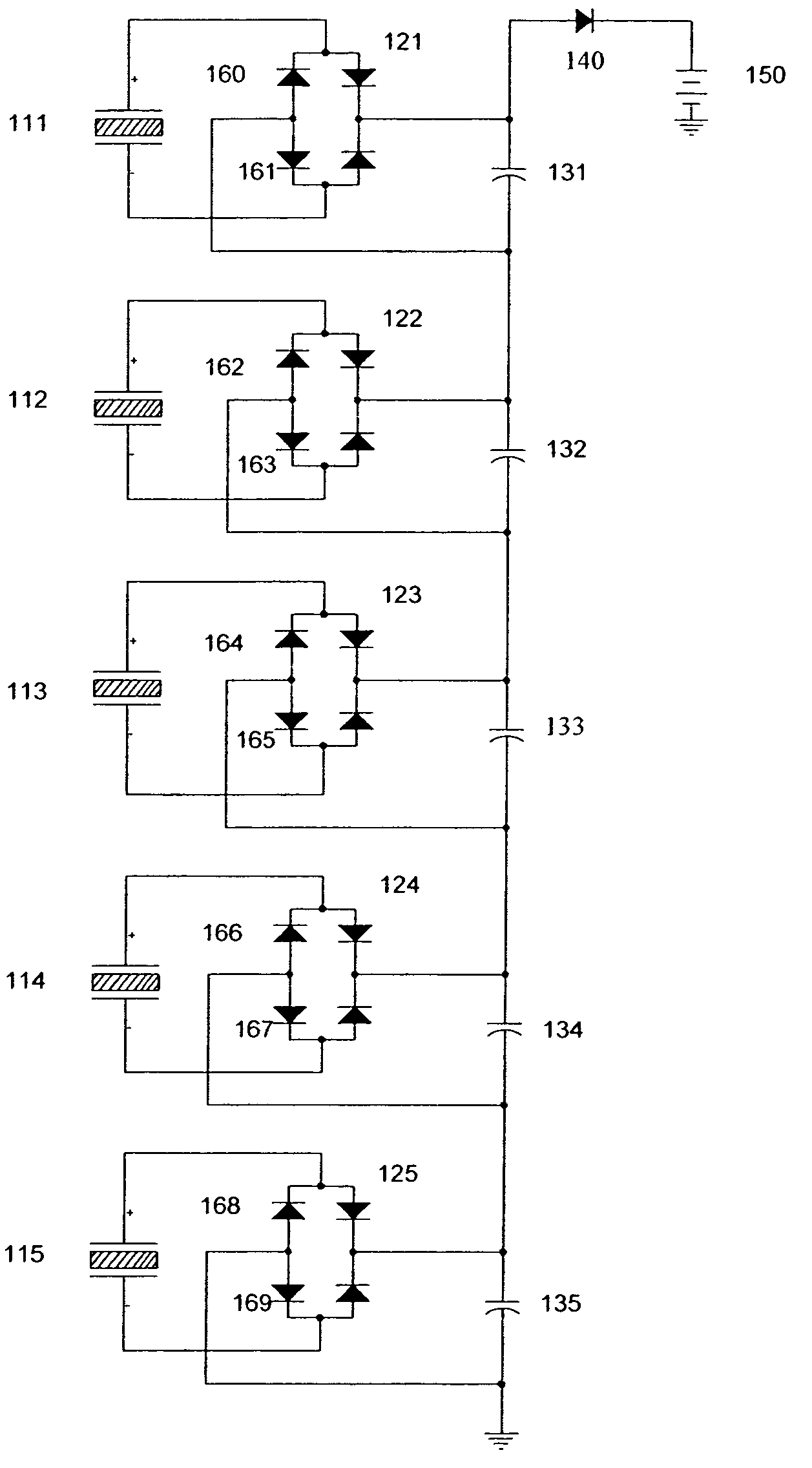 Method and apparatus for an ambient energy battery or capacitor recharge system