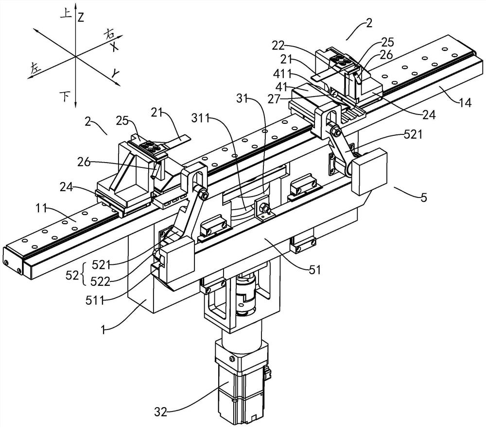 A knife press device and lamination equipment