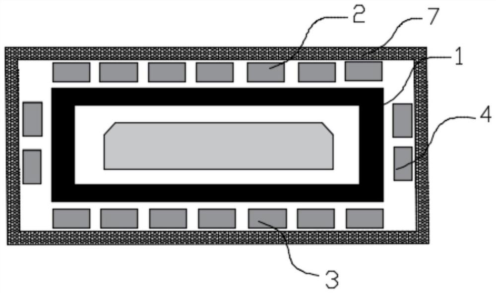 Annealing method and device for reducing internal stress of crystal